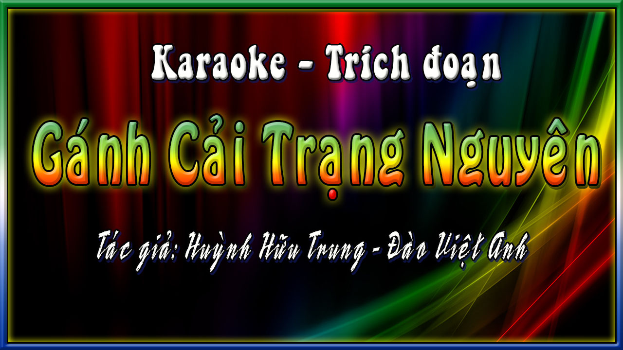 Gánh cải trạng nguyên